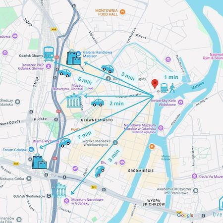 Golden Apartment - Premium Apartment At Old Town غدانسك المظهر الخارجي الصورة